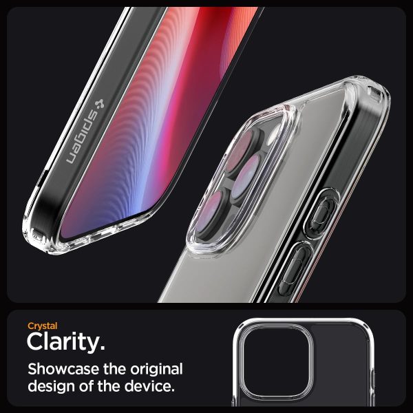 6190msPh7lL._AC_SL1200_ Apple iPhone 16 Pro Ultra Hybrid Case by Spigen - ACS08121 - Clear - Image 4