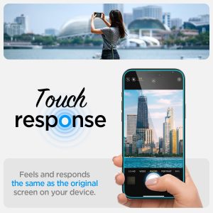Apple iPhone 16 Plus / 15 Plus GLAS.tR EZ Fit Sensor Protected - AGL06883 - Clear - 2 Pack - Image 3