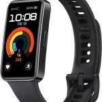 HUAWEI Band 9 Bluetooth iOS & Android Up to 14 Days Battery Life Comfortable Wear TruSleep 4.0 Scientific Sleep Tracking 100 Training Modes smartband Starry Fluoroelastomer Strap - Black