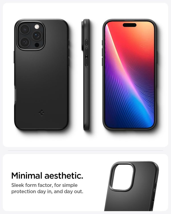 Apple iPhone 16 Pro Thinfit MagFit Case by Spigen - ACS08106 - Black - Image 4