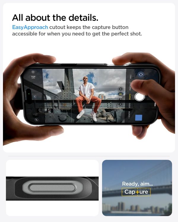 Apple iPhone 16 Pro Thinfit MagFit Case by Spigen - ACS08106 - Black - Image 3