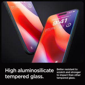 Apple iPhone 16 Pro Max GLAS.tR EZ Fit Sensor Protected - AGL07907 - Clear - 2 Pack - Image 6