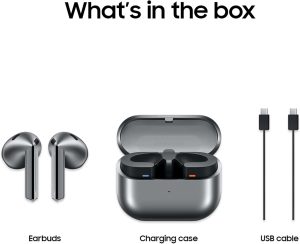 SAMSUNG Galaxy Buds 3 Earbuds - Silver - OP - Image 9