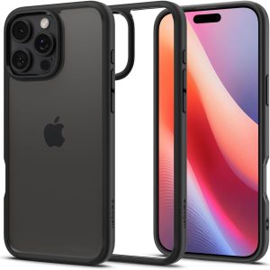 iPhone 16 pro max ultra hybrid matte black best price in pakistan spigen