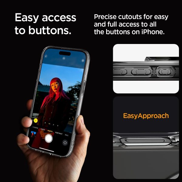 61sO8vVSjML._AC_SL1200_ Apple iPhone 16 Pro Ultra Hybrid MagFit Case by Spigen - ACS08129 - White - Image 2