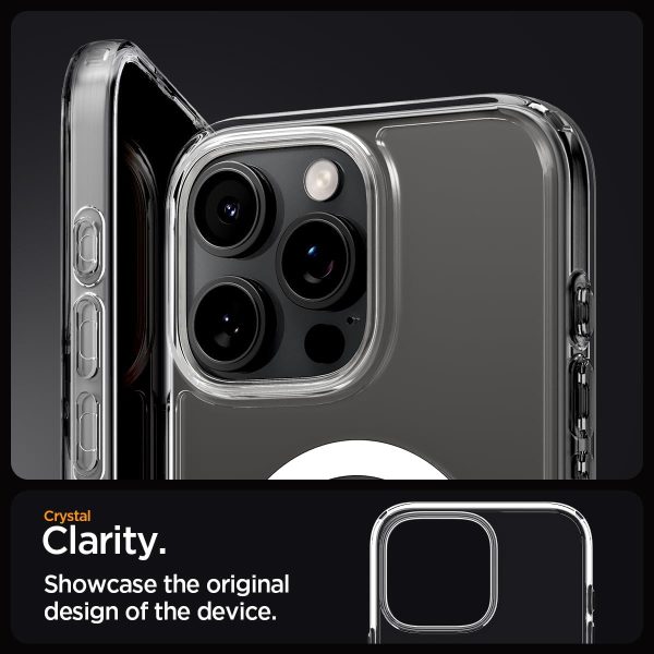 61tdIsU7s-L._AC_SL1200_ Apple iPhone 16 Pro Ultra Hybrid MagFit Case by Spigen - ACS08129 - White - Image 5