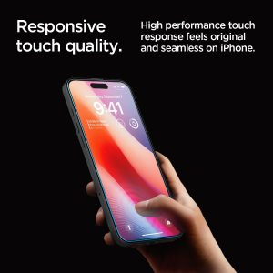 Apple iPhone 16 Pro Max GLAS.tR EZ Fit Sensor Protected - AGL07907 - Clear - 2 Pack - Image 3