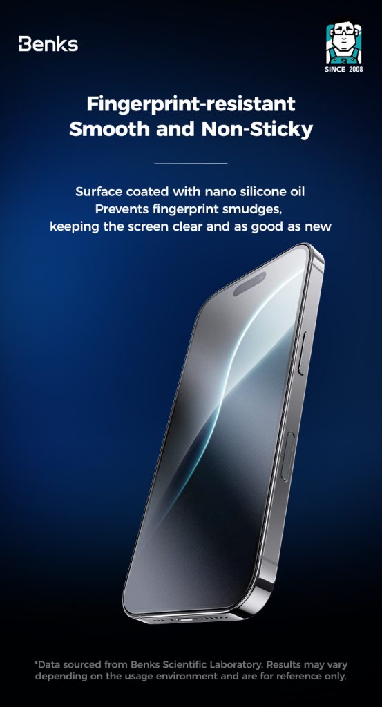 iPhone 15 Pro Max Benks JoyTouch Matte Screen Protector - 6948005993665 - Image 5