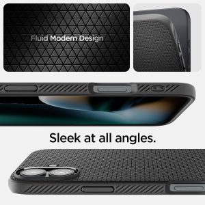 Apple iPhone 16 Plus Liquid Air Case by Spigen - ACS08066 - Matte Black - Image 6
