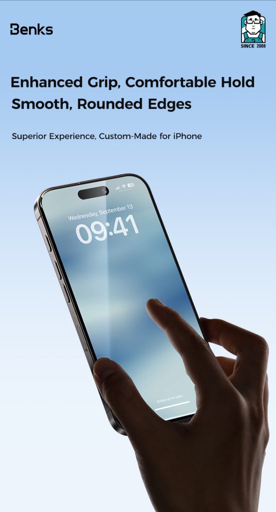 iPhone 16 Pro Max Benks Ultra Shield HD Screen Protector - 6948005980641 - A - Image 3