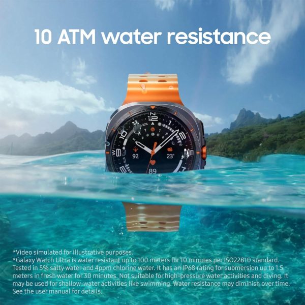 816dc0K2SwL._AC_SL1500_ Samsung Galaxy Watch Ultra 47mm Smart Watch - Titanium Grey - OP - Image 11