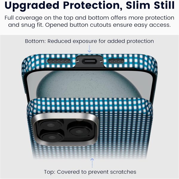 81IRYp8SMcL._AC_SL1500_ iPhone 16 Pro Pitaka Ultra-Slim Case - Ocean Blue - Image 3