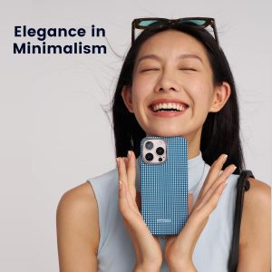 iPhone 16 Pro Pitaka Ultra-Slim Case - Ocean Blue - Image 4