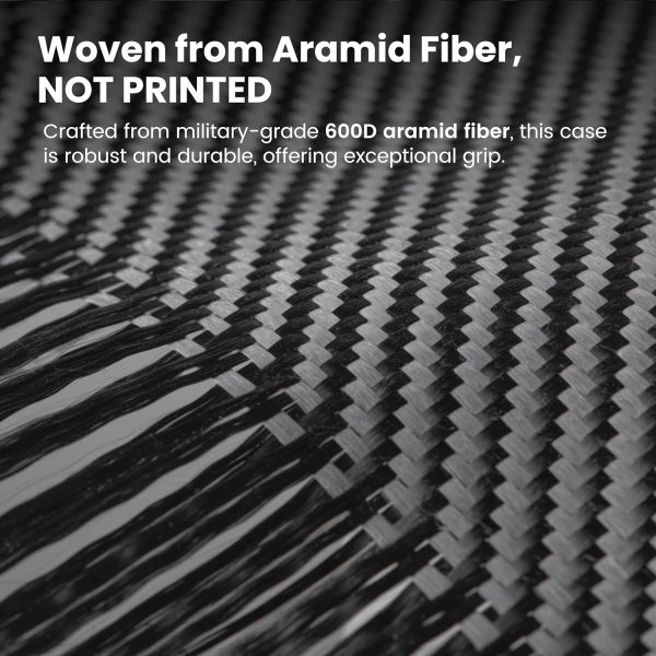 81dfYjYTeaL._AC_SL1500_ iPhone 16 Pro Max Pitaka Ultra-Slim Case - Black/Grey - Image 2