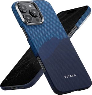 iPhone 16 Pro Max Pitaka Tactile Woven Case - Sunset iPhone 16 Pro Max Pitaka Tactile Woven Case - Sunset