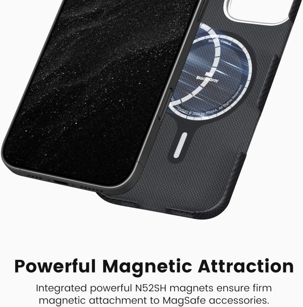 81yrYuqKR3L._AC_SL1500_ iPhone 16 Pro Max Pitaka Ultra-Slim Case - Black/Grey - Image 5