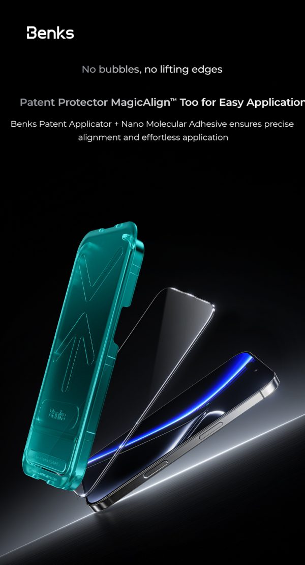 iPhone 16 Pro Benks GlassWarrior Privacy Screen Protector - 6948005904456 - Image 2