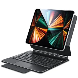 ESR Rebound Magnetic Keyboard Case iPad Pro 12.9 2022/2021/2020/2018 US Layout - Black - BIS - Image 4