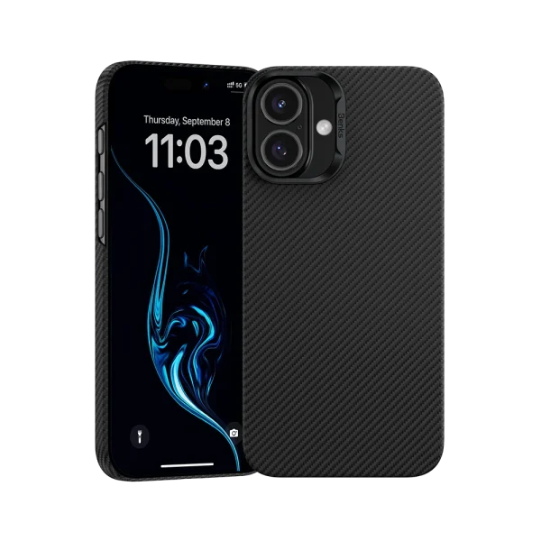 ArmorAir_Case_built_with_Kevlar_600D_for_iPhone_16_db7356d8-3382-4437-842e-129346a7cc86 iPhone 16 Benks ArmorAir Kevlar 600D Case - Black - 6948005904937 - Image 1
