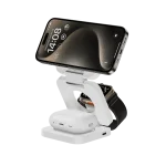 Benks W13 3 in 1 Foldable Charger Stand - White - 6948005996703