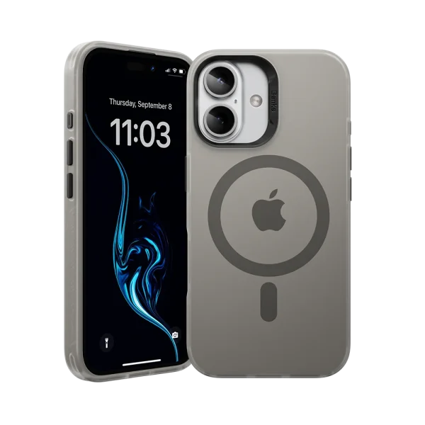 Lucid_Armor_Phone_Case_for_iPhone_16_17c33c67-7518-4bfa-9975-896f5f8729bc iPhone 16 Benks Lucid Armor Phone Case - Grey - 6948005905255 - Image 1