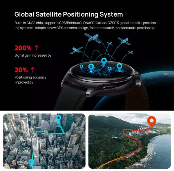 Mibro Watch Lite 3 Pro with 1.32″ UHD Amoled Display GPS & Bluetooth Calling - Khaki Gray - OP - Image 3