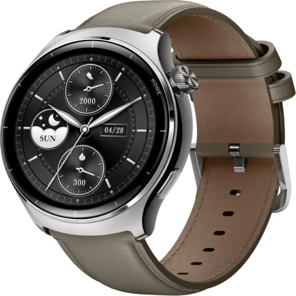 Mibro Watch Lite 3 Pro with 1.32″ UHD Amoled Display GPS & Bluetooth Calling - Khaki Gray - OP - Image 1