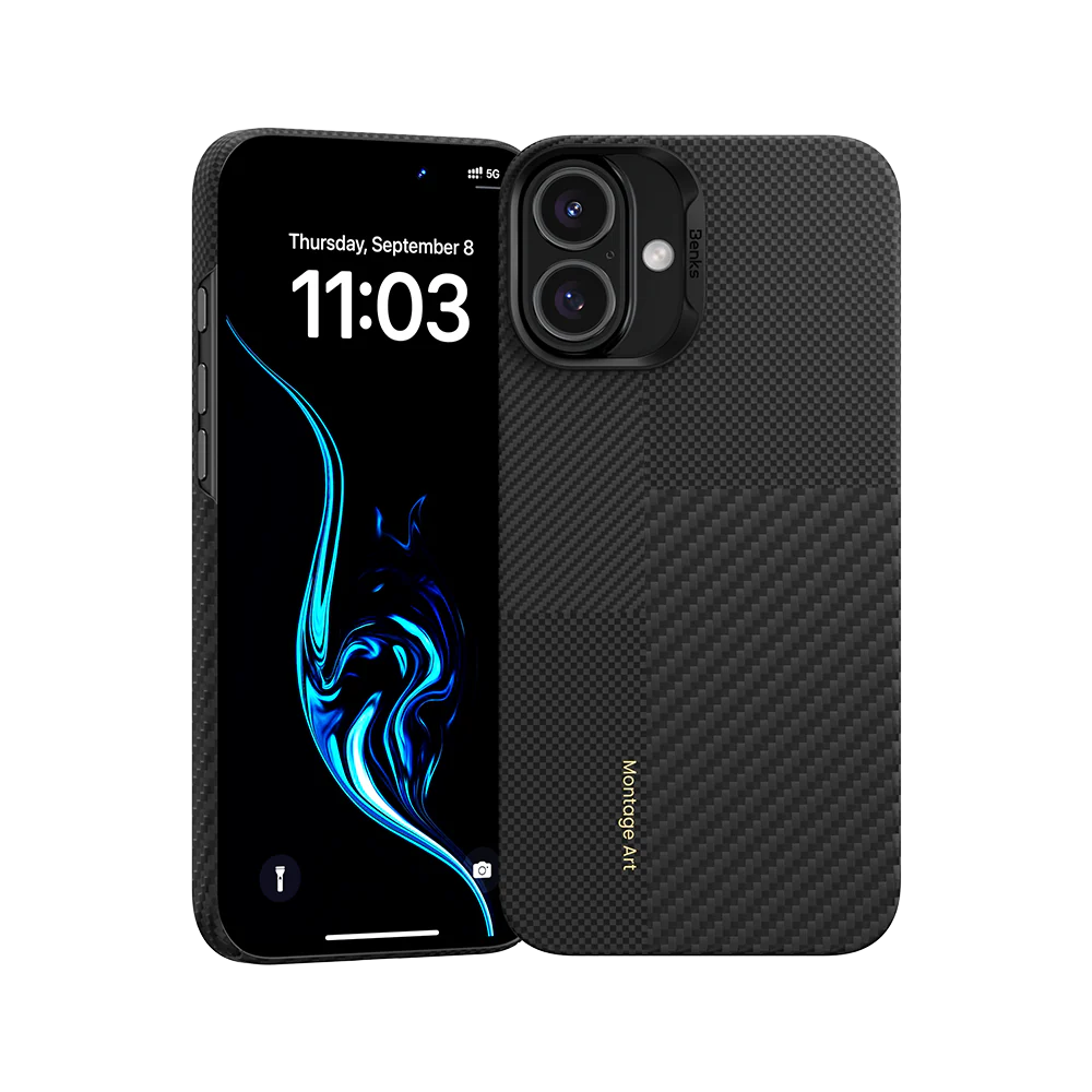 iPhone 16 Plus Benks Montage ArmorAir Series Protective Case - Black - 6948005905026 - Image 1