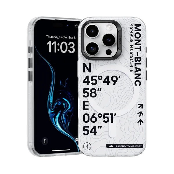 iPhone 16 Pro Benks Magnetic Summit Mont-Blanc Case - 6948005905316 - Image 1