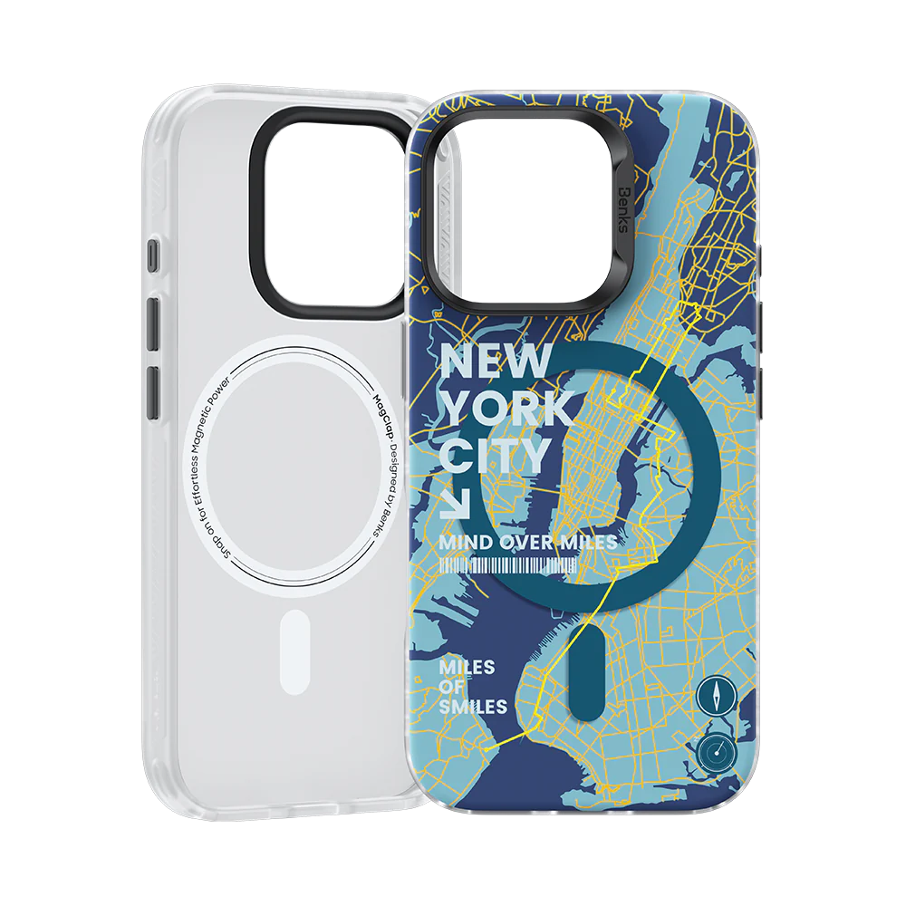 iPhone 16 Benks Magnetic City Case New York - 6948005905378 - Image 3