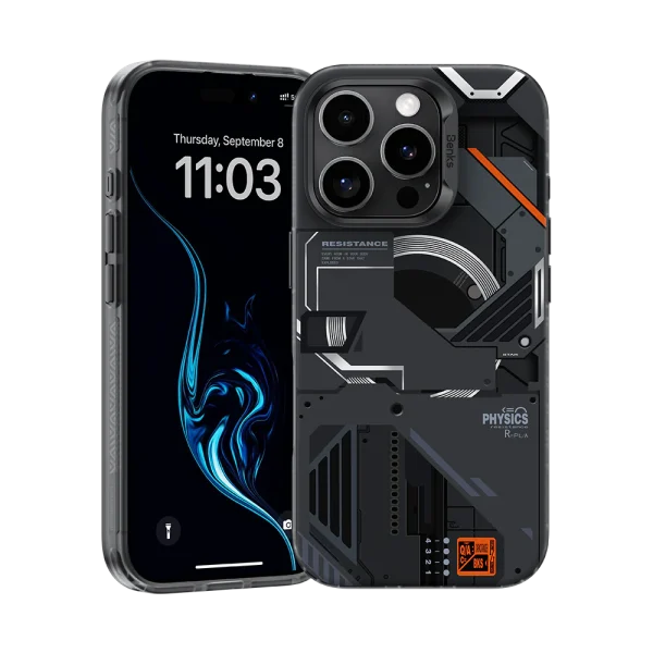 iPhone 16 Pro Benks Magnetic Mecha Series Protective Case - Black - 6948005905477 - Image 1
