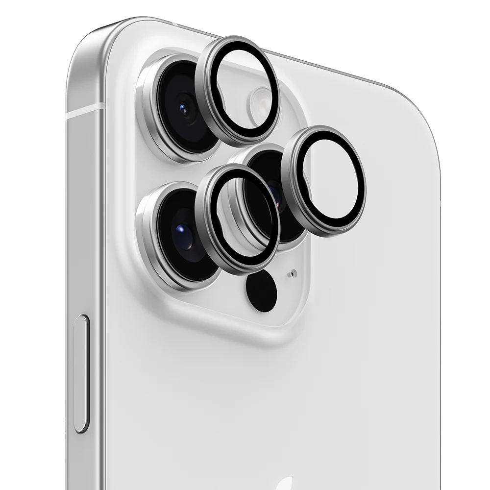 iPhone 16 Pro Max / 16 Pro / 15 Pro Max/ 15 Pro Benks Sapphire Lens Protector - Silver - 6948005904920 - Image 1