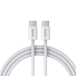Benks D46 C To C Braided Fast Charging Data Cable 2M - White - 6948005996895