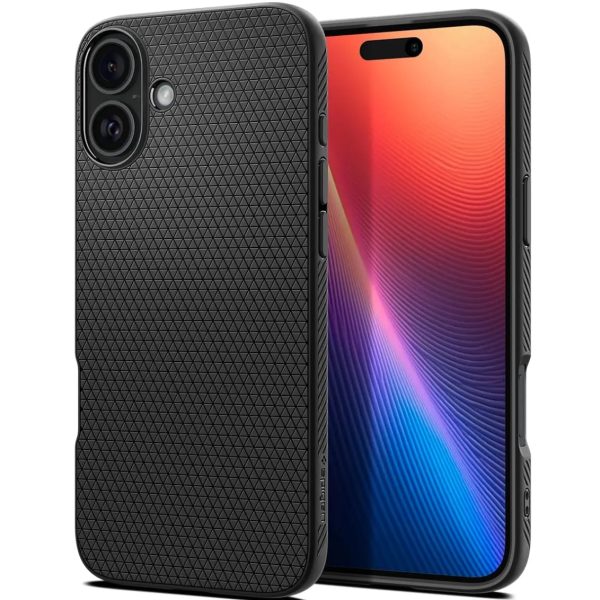 iphone 16 liquid air black best price in pakistan spigen original iPhone 16 plus liquid air case best price in pakistan by spigen