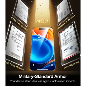 Apple iPhone 16 Pro Max Install Master Glass by Torras - Clear - 1 Pack - Image 2