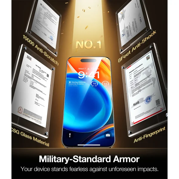 Apple iPhone 16 Pro Max Install Master Glass by Torras - Clear - 1 Pack - Image 2