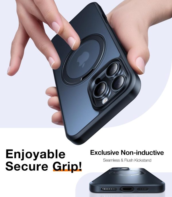 Apple iPhone 16 Pro Max Ostand Pro Series Case by Torras - Black - Image 2