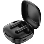 QCY Melobuds HT05 ANC 40dB Active Noise Cancelling Bluetooth 5.2 6 Mic ENC Earbuds - Black - GC