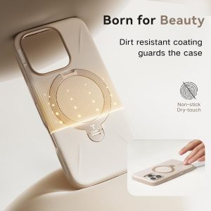 Apple iPhone 16 Pro Max Ostand Spin Fusion Series Case by Torras - Desert Gold - Image 4