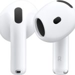 Apple AirPods 4 Wireless Earbuds Bluetooth Headphones with Active Noise Cancellation Personalized Spatial Audio Sweat and Water Resistant USB-C Charging Case H2 Chip Up to 30 Hours of Battery Life Effortless Setup for iPhone - White