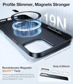 Apple iPhone 16 Pro Max SlimFit Mag Series Case by Torras - Black - Image 5