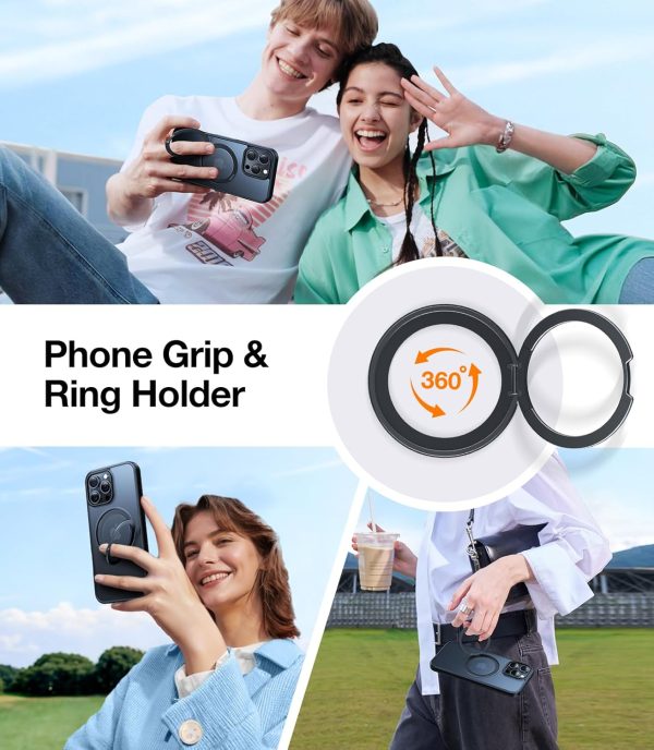 Apple iPhone 16 Pro Max Ostand Pro Series Case by Torras - Black - Image 5