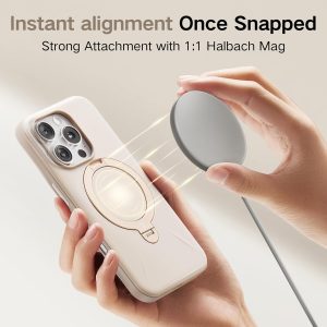 Apple iPhone 16 Pro Max Ostand Spin Fusion Series Case by Torras - Desert Gold - Image 6