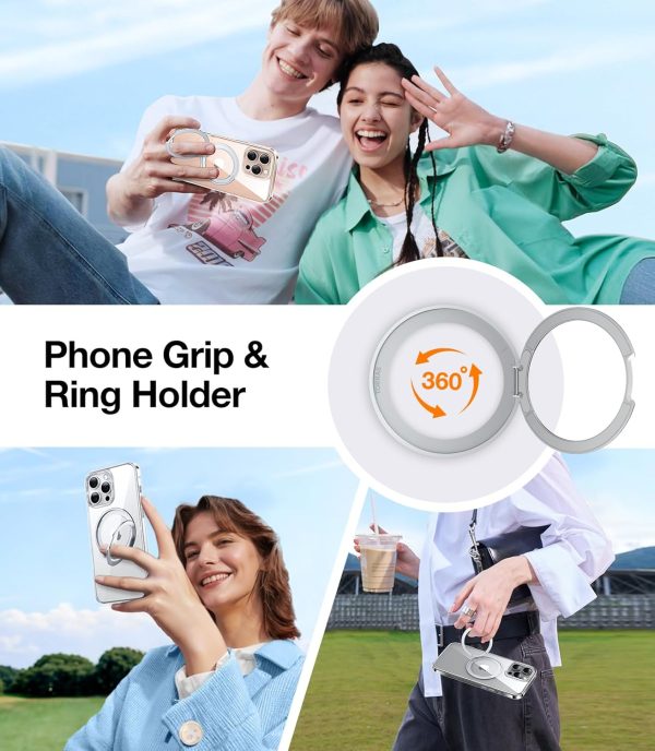 Apple iPhone 16 Pro Ostand Pro Series Case by Torras - Clear - Image 5