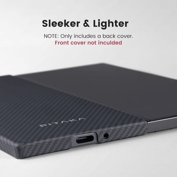 Galaxy Z Fold 6 Pitaka MagEZ Case 5 Aramid Fiber Made - Black/Grey - Image 8