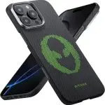 iPhone 16 Pro Max Pitaka Luminous Tactile Woven Case - Alien