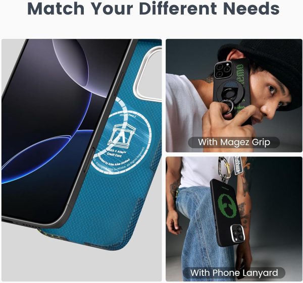 iPhone 16 Pro Pitaka Luminous Tactile Woven Case - Alien - Image 2