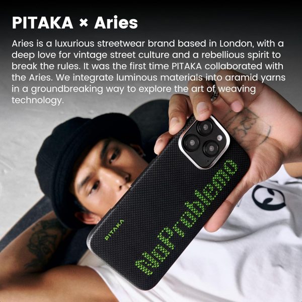iPhone 16 Pro Pitaka Luminous Tactile Woven Case - No Problemo - Image 5