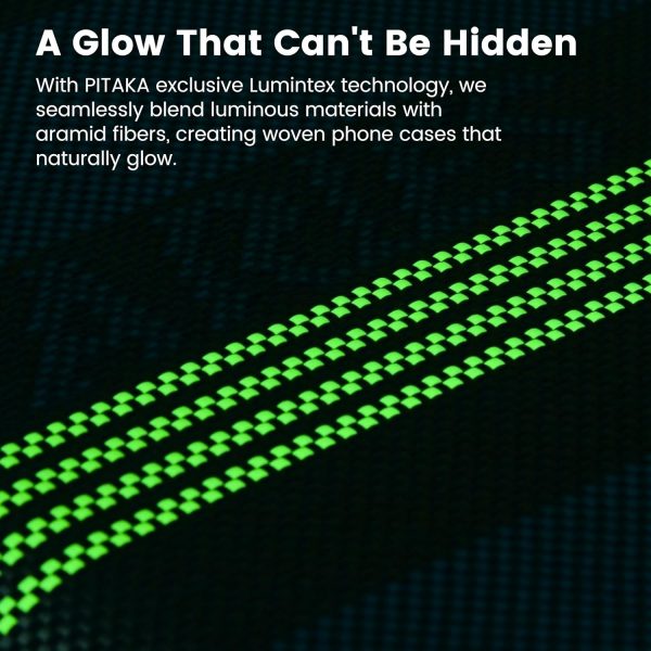 iPhone 16 Pro Pitaka Luminous Tactile Woven Case - Credit Card - Image 6