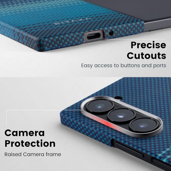 Galaxy Z Fold 6 Pitaka MagEZ Case 5 Aramid Fiber Made - Moonrise - Image 3